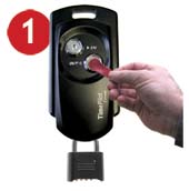 Employees tap an iButton to the clock to clock in or out. Employees tap an iButton to the clock to clock in or out.