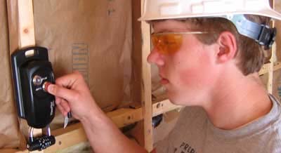 Clocking in or out requires just a tap with an iButton.